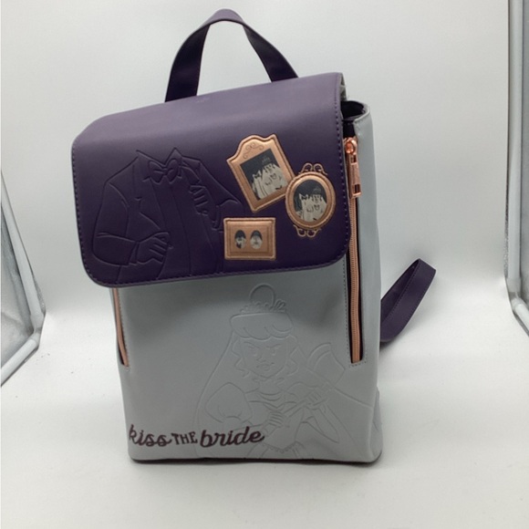 Disney Purple and Gray Backpack The Haunted Mansion Ghost Bride main image 12